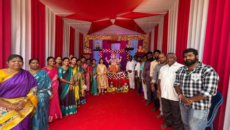 ​ಸಿ ಹೆಚ್ ಬಿ ಗ್ರೂಪ್‌ನಿಂದ ಅದ್ಧೂರಿ ಗಣೇಶ ವಾರ್ಷಿಕೋತ್ಸವ  ಸಂಜೆ ಗಣೇಶನ ಪೂಜೆ