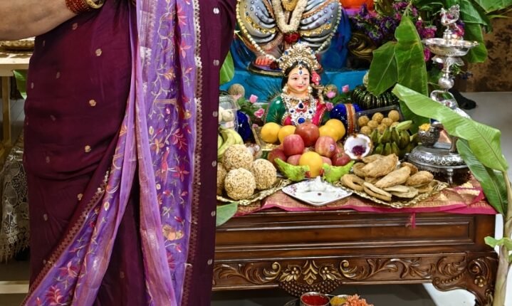 ಜ್ಯೋತಿ ಸತೀಶ್ ರೆಡ್ಡಿ ರವರ ಮನೆಯಲ್ಲಿ ಗಣೇಶ ಹಬ್ಬದ ಸಂಭ್ರಮ