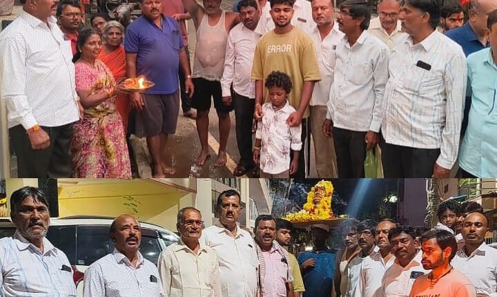 ಮಳೆರಾಯನಿಗೆ ನೀರಿನ ಅಭಿಷೇಕ ಮಾಡಿ ಮಳೆಗಾಗಿ ಪ್ರಾರ್ಥನೆ