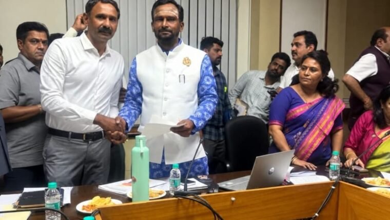 ಹೊಸಕೋಟೆ ಕೈಗಾರಿಕಾ ಪ್ರದೇಶದ ಸೌಹಾರ್ದ ವೇದಿಕೆ ಅಧ್ಯಕ್ಷರಾದ ಕೃಷ್ಣಪ್ಪ
